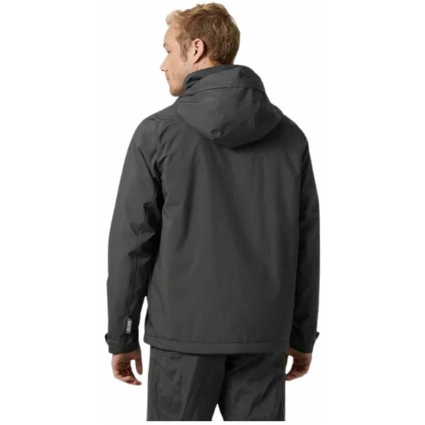 2025 Helly Hansen Mens HP Racing LIFALOFT Hooded Sailing Jacket 30366 - Ebony